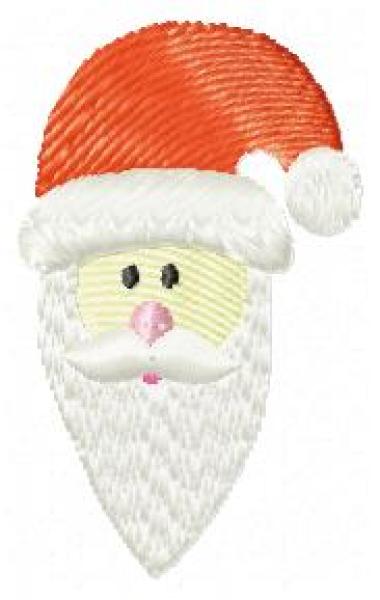 Weihnachtsmann / Nikolaus Stickdatei für 4x6cm Rahmen